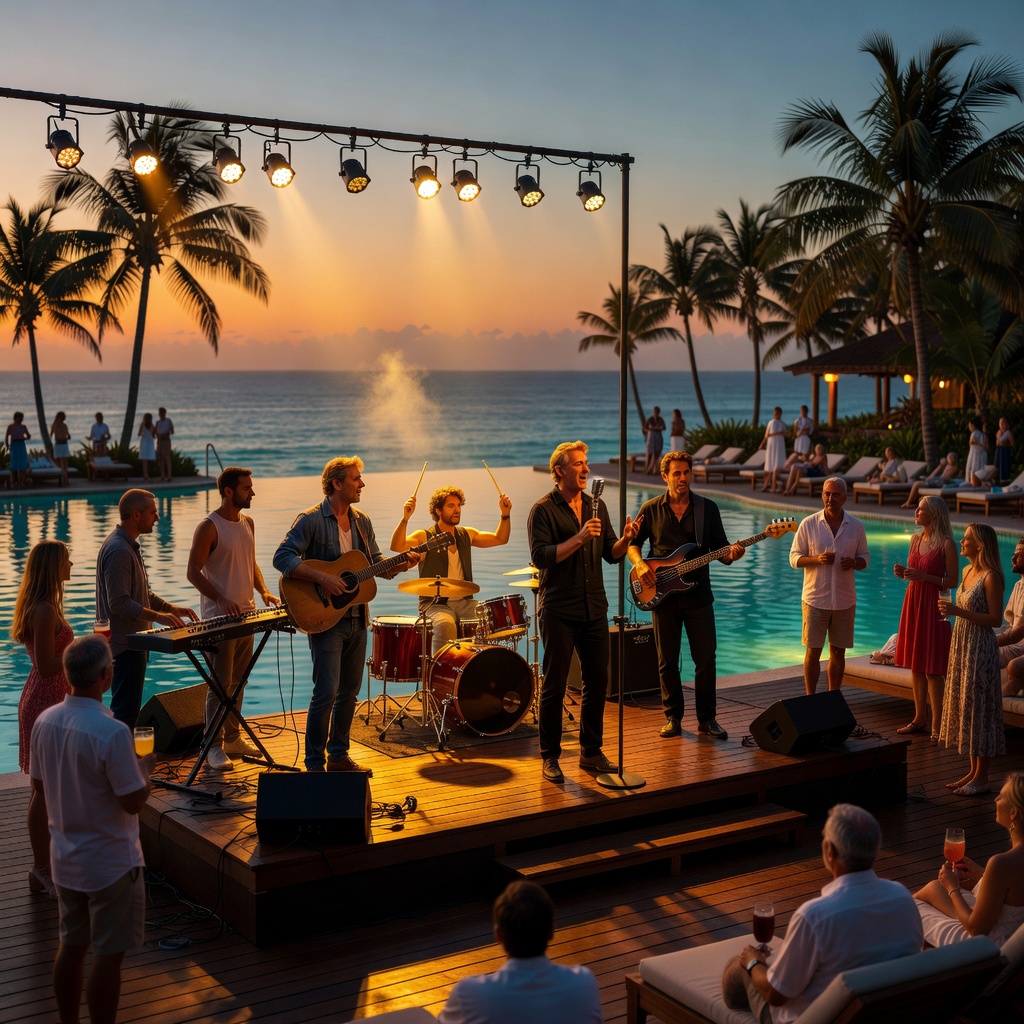 Live Music Show at Resort