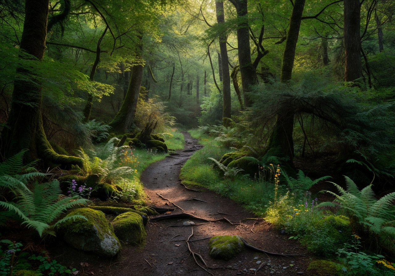 Tranquil Nature Retreat Path